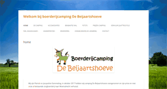 Desktop Screenshot of beijaartshoeve.nl