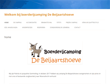 Tablet Screenshot of beijaartshoeve.nl